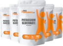 BulkSupplements.com Potasio Gluconato Powder - Suplemento de Potasio, Suplemento Mineral - Gluten Free, 600 mg por Serving, 5kg (11 libras) (Pack of 5)