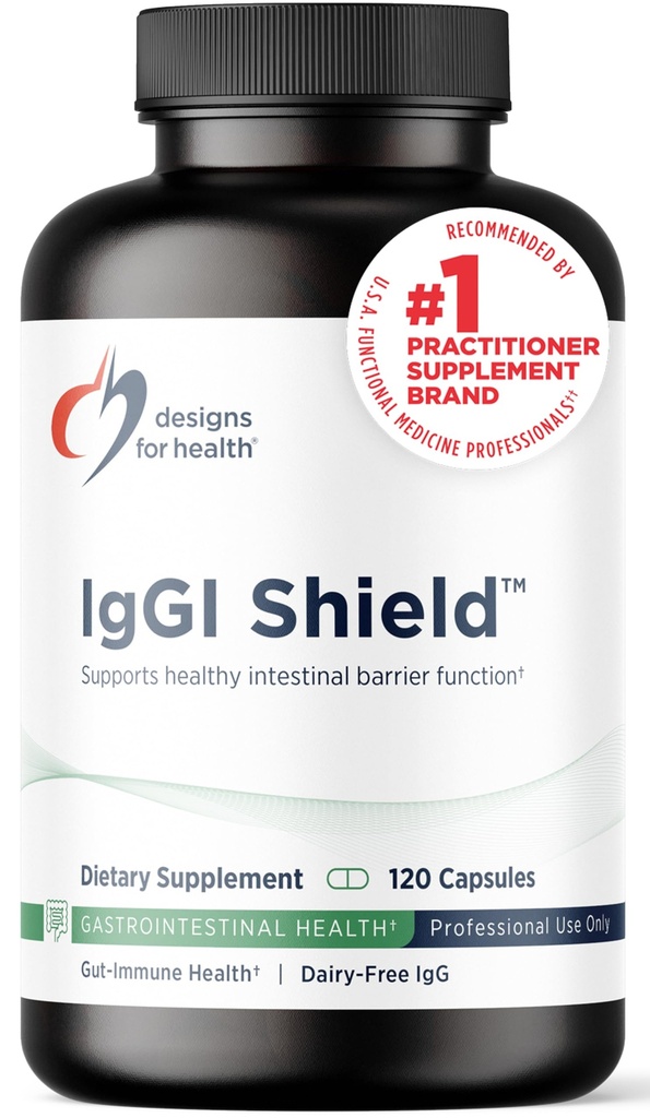 Diseños para Escudo de IgGI - Gut Health &amp; Immune Support Powder con Inmunolina sin lácteos y NAG - Help Bind &amp; Remove Toxins y Fortify the Intestinal Barrier (120 cápsulas)