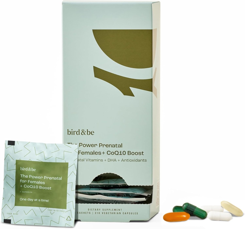 pajarillo El Prenatal de Poder para Mujeres con Coq10 Boost