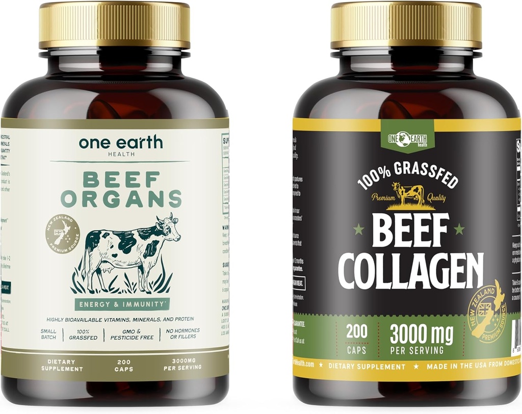 Órganos de carne y colágeno