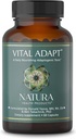 Natura Health Products Vital Adapt Supplement - Daily Nourishing Adaptogenic Tonic for Endocrine Function Support - Destacando Rhodiola, Ashwagandha, Cordyceps, Reishi (60 Capsules)
