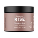 FREQUENSE - Rise Nootropic Tub - Mango Lemonade Flavor - Apoya el rendimiento cerebral & Clarity - con hongos, vitaminas B &amp; café verde - 132g