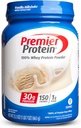 Premier Protein Powder, Vanilla Milkshake, 30g Protein, 1g Sugar, 100% Whey Protein, Keto Friendly, No Soy Ingredientes, Gluten Gratis, 17 Servings, 23.3 Ounces