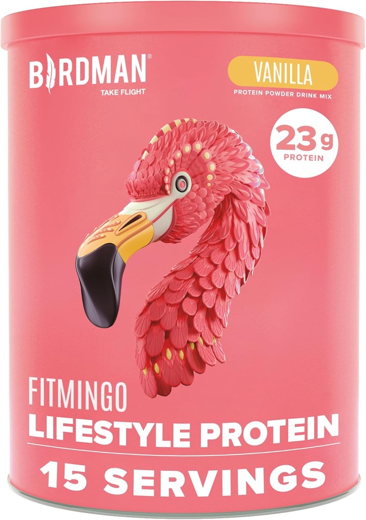 Fitmingo Vegan Protein Powder con Inositol, Colagen Boosters, Acido Hialurónico y Vitaminas TENIDO Bajo Carb, Dairy Free, Baja Calorie TEN 23g Planta base Blueberry Protein Powder con Myo-Inositol