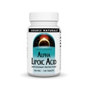 Fuente Naturales Ácido Lipoico Alfa apoya el metabolismo del azúcar saludable, función del hígado & generación de energía* - 100 mg - 120 tabletas