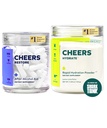 Cheers Clásico Combo Silencioso Restaurar + Hydrate ← Rehydrate " Siéntete mejor después de beber DHM, L-Cysteine, B-Vitamins, Electrolytes TEN 12 Doses Cada ¦ Liver Support ← Electrolyte Suplementos