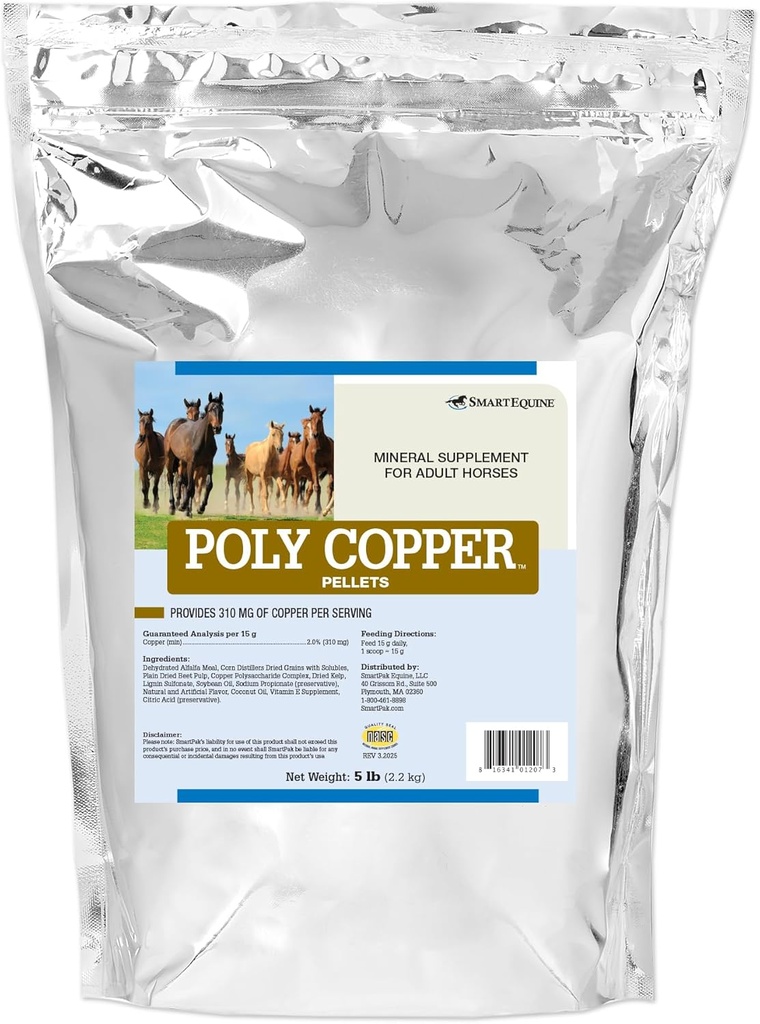 Pellets de cobre polivalente ← Equine Horse Coat Suplementos para la piel  durable Vitaminas & Minerals Suplementos para Caballos Huesos y Metabolismo