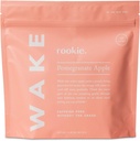 Rookie Wellness Wake - Natural Energy Drink Powder con 125 mg de Caffeine de Green Tea Extract, B-Complex Vitaminas, Ashwagandha Extract, & Guarana Extract (30 Servings, Pomegranate Apple)
