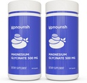 UpNourish Chelated Magnesium Glycinate 500mg Capsules - Magnesium Chelate para alta absorción - Suplemento de magnesio puro para calma, calambres, relajación muscular 480 cápsulas