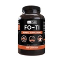 Ingredientes originales puros Fo-Ti (365 capsules) No hay magnesio o explosivos de arroz