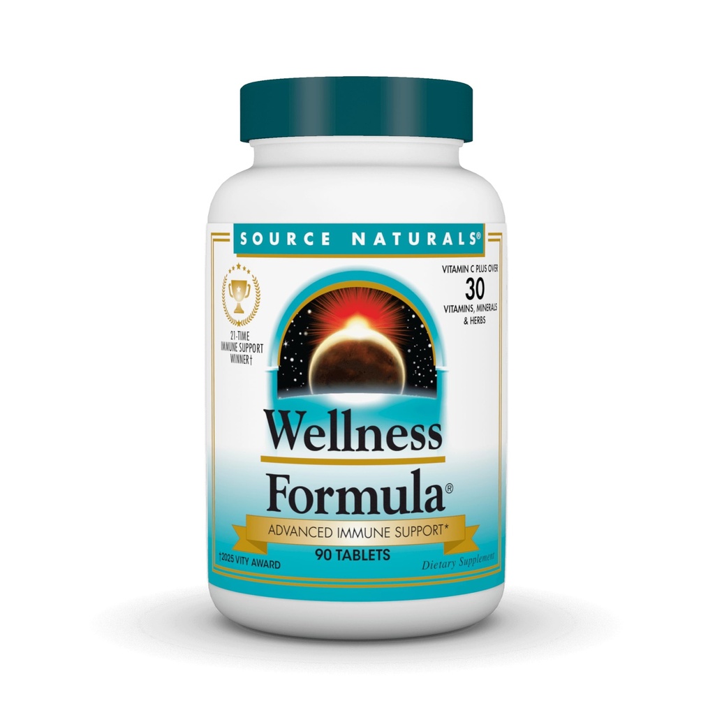 Fuente Natural Wellness Fórmula Bio-Alineado Vitaminas &amp; Herbal Defense - Immune System Support Suplemento &amp; Immunity Booster* - 90 Conde