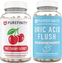 Uric Acid Flush & Cleanse Capsules + Tart Cherry Extract Capsules