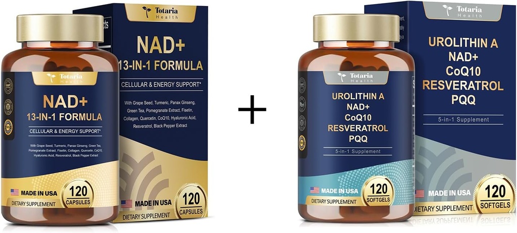 [BRSRABQCOBYBUALP] Suplemento NAD para Mujeres Hombres 120 cápsulas Urolithin A Suplemento 1000mg 120 cápsulas suaves
