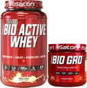 iSatori Bio-GRO Crema de hielo de vainilla (60 Servings) " Bio-Active Whey Protein Powder Unflavored (30 Servings)