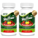 DEVA Tuba Prime Vegan Multivitamínico de alta potencia Vitamina y suplemento dietético mineral Antioxidantes, Frutas y Hortalizas, Super hongos, Probióticos, Prebióticos, Semillas, Herbs - 90 Tabs, 2-Pack