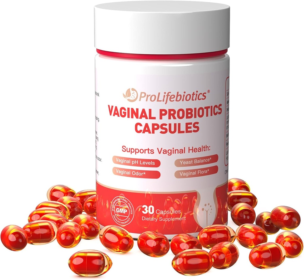 Probióticos vaginales para mujeres pH Balance con prebióticos " Postbióticos Blend, Women’s Vaginal Heath Supplement,Supports Vaginal Health for Vaginal Odor and Vaginal Flora,30 Servings
