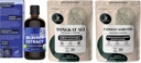 Extracto de mora para ojos orgánico 3.4 onza Botella de suplemento de mora líquido para ojos, Tongkat Ali para hombres Polvo 5 bolsa de onza, Fadogia Agrestis Extracto para hombres