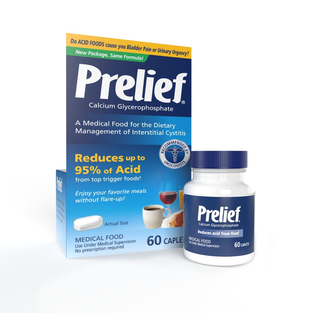 Prelief Acid Reductor Caplets Suplemento dietético, 60 Cuenta