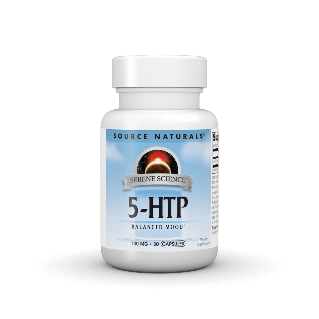 Fuente Natural Serene Science 5-HTP, Balanced Mood* 100 mg - 30 cápsulas