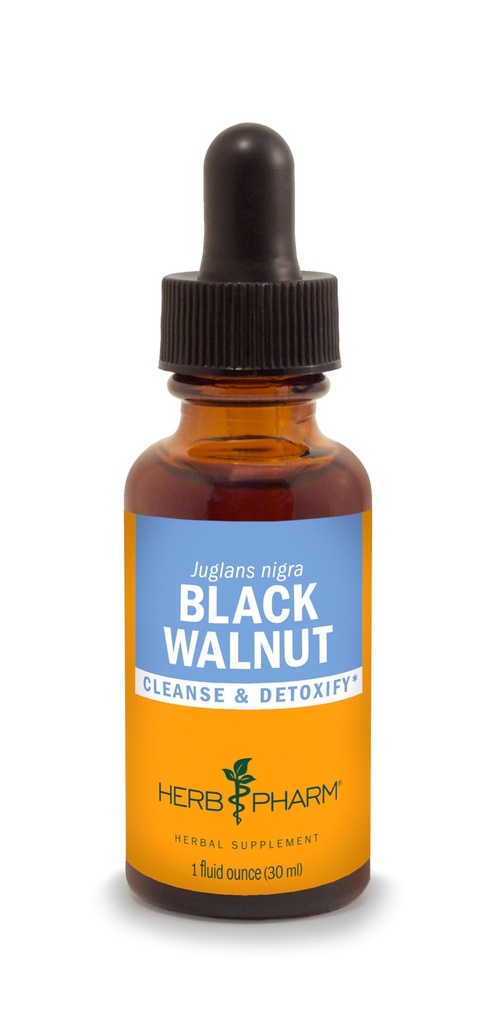 Herb Pharm Black Walnut Liquid Extract Drops for Cleansing and Detoxifying, 1 Oz