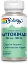 SOLARAY Suplemento de Nattokinase - Nattokinase 100mg, 1.250 FU - Suplemento de Apoyo a la Salud Tradicional - Garantía de 60 días - 30 servicios, 30 VegCaps