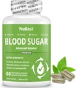 Azúcar de sangre - Fórmula avanzada con Melón Bitter, Ashwagandha, Canela, Cromo, Magnesio, Vitaminas, Ácido Lipoico alfa, Pimienta Cayena &amp; Más