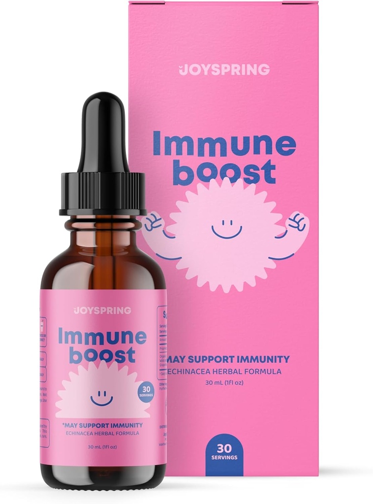 JoySpring Kids Immune Support Suplemento y suplementos de Saffron para niños &amp; adolescentes para mejorar el humor y el enfoque