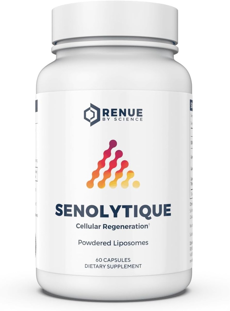 Senolytique Senolytic Supplements ← 60 Capsules with Fisetin (35mg) Quercetin (78mg) " Spermidine (3mg) per Serving ← Liposomal Formula  Manufactured in The USA " Third-Party Tested