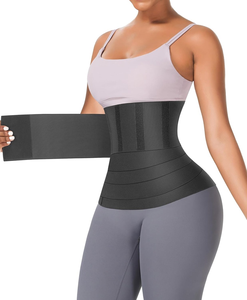 FeelinGirl Waist Trainer for Women Trimmer Belt Waist Cincher Tummy Wrap Plus Tamaño Snatch Me Up Bandage Body Shaper