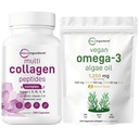 Micro Ingredientes Complejo Multi Collagen & Vegan Omega 3 Algae Oil Supplement Bundle 2 Pack ← Peptides Collagen Grass-Fed Collagen ← Omega-3 Full Spectrum Alternative to Fish Oil