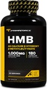 Primaforce HMB (Beta-Hydroxy Beta-Methylbutyrate) 1000mg, 180 Capsules (500mg Por Capsule) - Gluten Free and Non-GMO Supplement