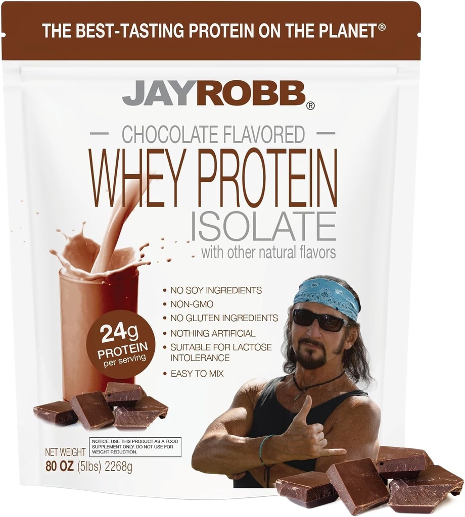 JAYROBB Whey Protein (5 libras, chocolate)