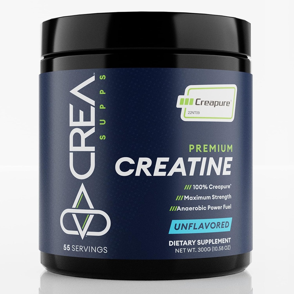 [BRSRMFIKPICAAHY3] Crepure Premium Cretina Monohydrate Powder ¦ Pure, Vegan, Keto, Gluten-Free TEN Unflavored, 300g