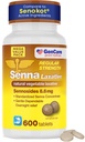 GenCare Senna Laxative 600 Tablets Senna 8.6mg Tablets with Natural Sennosides ← Laxatives for Constipation, Bloating, Gas &amp; Irregularity Relief. Seguro " Efectivamente " Genérico para Senokot