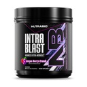 NutraBio Intra Blast Bcaa Powder Amino Amino Acid Suplemento, Electrolyte & Hydration Blend, Intra, Pre Workout &amp; Muscle Recovery, 20g Eaa Amino Acids Powder, 5g Glutamine- Grape Berry Crush, 30 Serving