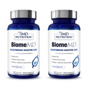 1MD Nutrición BiomeMD Probióticos TEN 62 Billion CFUs, 15 Estrados Integrales - Pro " Prebióticos TEN Doctor-Formulado para la Salud Digestiva " Apoyo Inmunitario 60 cápsulas