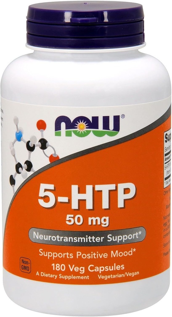 AHORA Alimentos 5-HTP 50 mg - 180 cápsulas