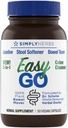 Dr. Schulze's Easy GO Bowel Mover - Formulado Gentle Laxative, Colon Toner & Stool Softener ← 100% Plant Natural Bowel Cleanse - Promueve Movimientos de Tazón Regulares - 50 Conde Vegan