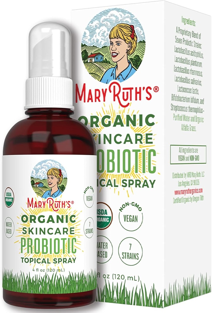 Probiótico tópico líquido USDA Probióticos orgánicos tópicos para la salud digestiva Lactobacillus Acidophilus Probiotic Gut Health & Immune Support Suplemento Vegan No GMO Gluten Gratis 4 Fl Oz