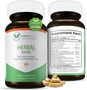 Herbal Biotic, Immune Support Vitaminas, Natural Immune System Booster para adultos, Immune Support Suplemento Enriquecido con la garra de Cat para el equilibrio Probiótico, Salud Digestiva, 120 cápsulas Vegan