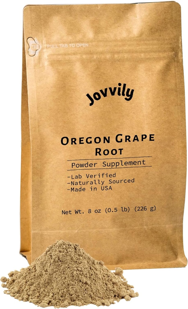 Oregon Grape Root Powder - 8 oz - Individual Ingrediente, Suplemento Herbal