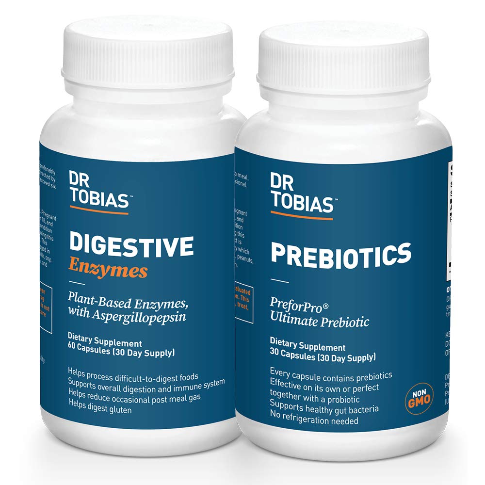 Dr. Tobias Prebiotics " Digestive Enzymes Bundle for Digestive Health