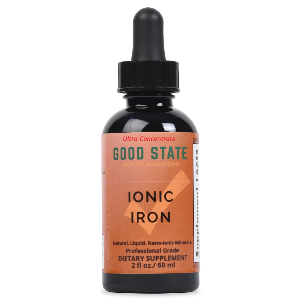 Good State Liquid Ionic Iron Ultra Concentrate (10 gotas equivalen a 2 mg - 100 por botella)
