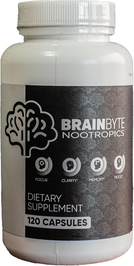Suplemento Nootrópico Todo-en-Uno para Hombres " Mujeres ANTE Caffeine-Free Focus with L-Theanine " Phosphatidylserine (120 Conde)