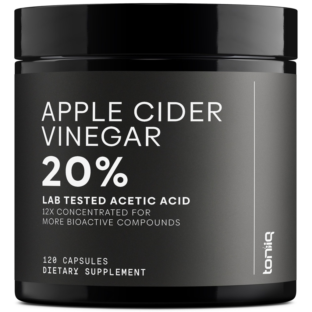 Cápsulas de vinagre de manzana - Ultra High Potency 2,010mg Fórmula con 20% Acetic Acid &amp; Cayenne Pepper - Hecho con la madre - laboratorio de terceros testado - 120 cápsulas