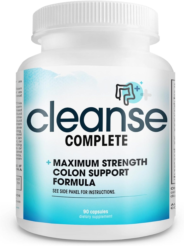 Cleanse Complete - Triple Strength Activated Colon Cleanse for Optimal Colon Health and Colon Care.