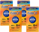 Ester-C 500 mg 24 horas Vitamina C Tablas para Apoyo Inmunitario, Suplemento Vitamina C, 90 Cuenta (Pack of 4)