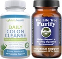 Life Tree Purify Intestinal Support Plus Daily Colon Cleanse Kit 120 Capsules - Lactobacillus acidophillus - Herbal natural para la salud digestiva