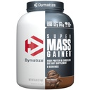 Dymatize Super Mass Gainer Protein Powder, Rich Chocolate, 52g Protein, 1g Creatine, 1280 Calories, 10.7g BCAAs, 245g Carbs, Contiene Whey Protein Powder, Isolate, y Casein (8 Servings)
