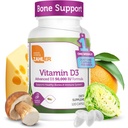 Zahler - Vitamina Avanzada D3 50000 cápsulas UI (120 Conde) Kosher Végetariana Amistosa Vitamina D para Apoyo Inmunitario, Hueso, Dientes &amp; Salud Musculo - Semanal D3 Vitamina Suplemento- Fácil Trágica Vitamina D3.